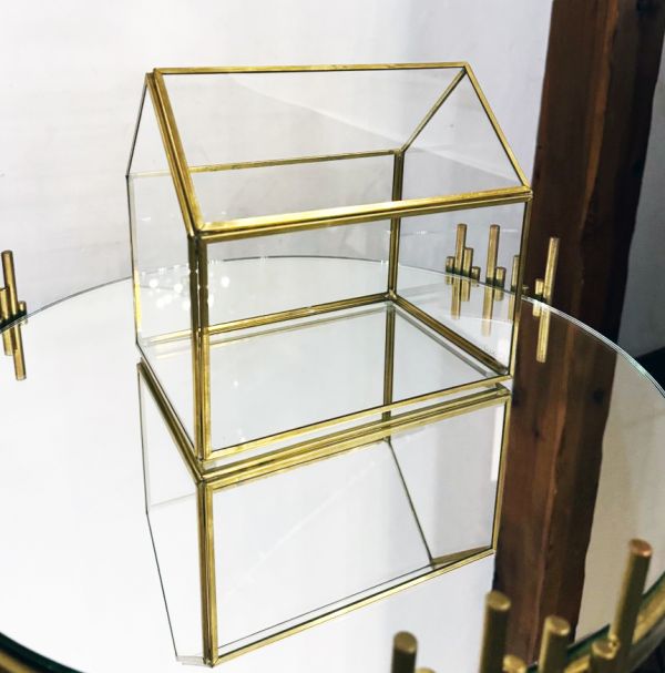 Скринька для привітань золота