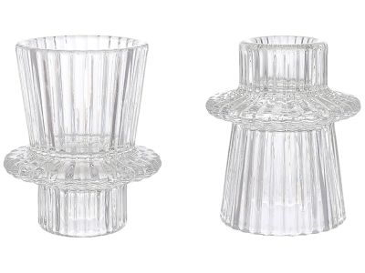 Підсвічник комбо скляний 7 см