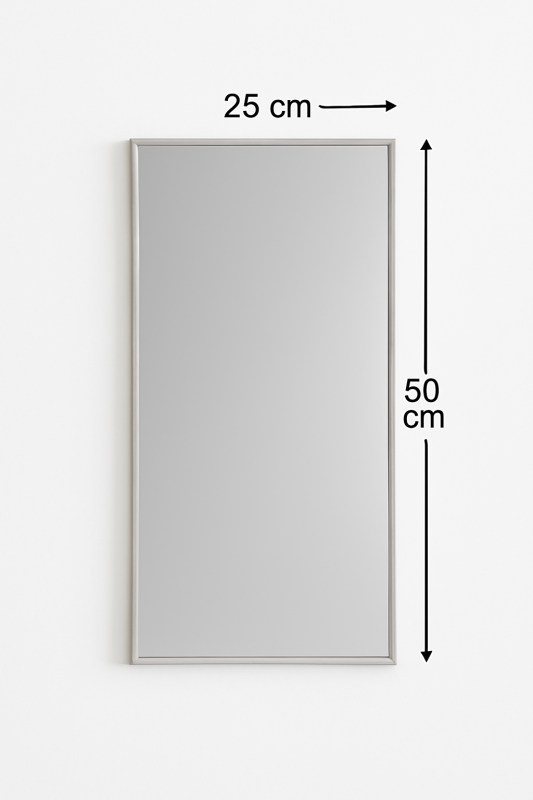 Дзеркало прямокутне 25х50
