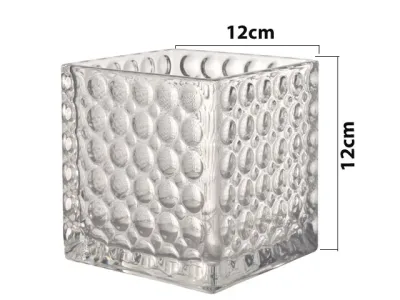 Ваза широка скляна 10 х 10 х 10 см