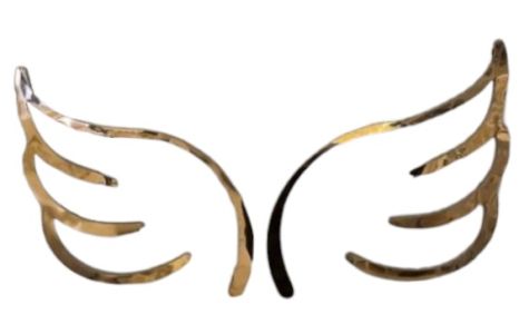 Крила для фотозони золоті 70 х 40 см