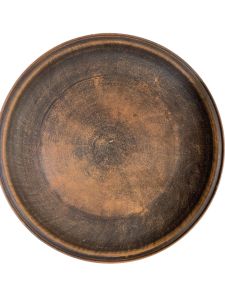 Глиняна тарілка пласка 22 см