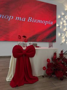 Бант червоний