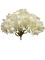 Голова гортензії ''гігант''  20см біла гелева