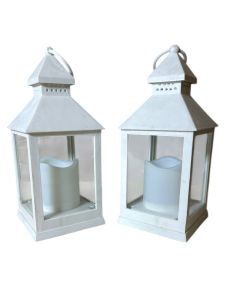 Ліхтар для декору з лед свічкою