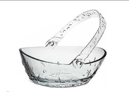 Цукерниця човник з ручкою