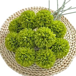 Жоржини штучні (зелені)