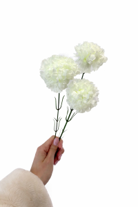 Гвоздики штучні (ніжно-салатові)